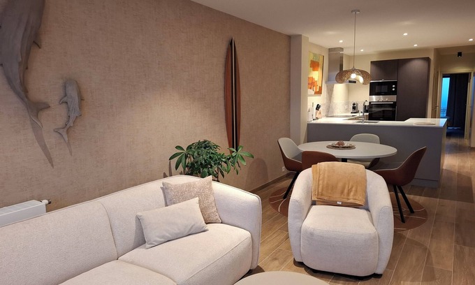 Zeebrugge Apartment | Charming appartment with splendid frontal sea view!