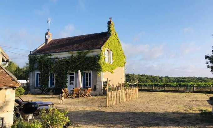 Pouille House | Charming authentic French holiday home on a hill surrounded by vineyards