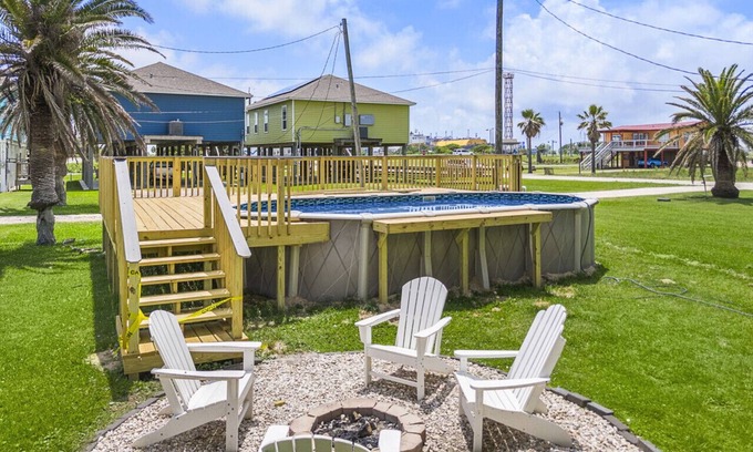 Surfside Beach House | Charming Beach Home Near Beach & Pier with Deck