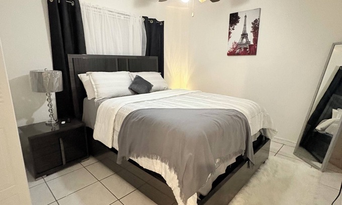 Margate House | Charming bedroom in a shared home.