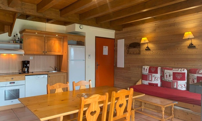 Pra Loup Ski Chalet | Charming chalet with terrace, 2 bedrooms, Pra Loup