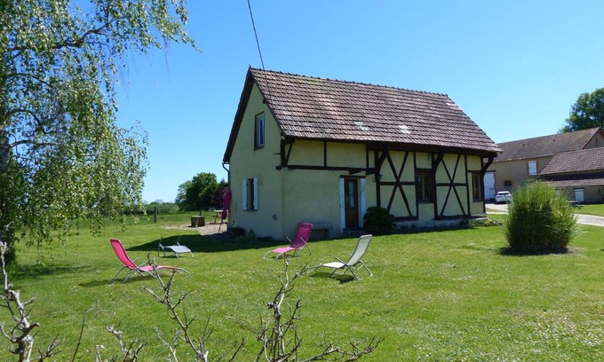 Diou Cottage | Charming Cottage with Shared Heated Pool, Near Le Pal Park, Sleeps 7