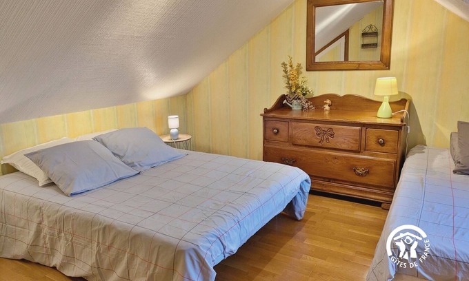 Saint-Pierre-sur-Orthe Cottage | Charming Lakeside Cottage with Fishing, Hiking, and Family Activities