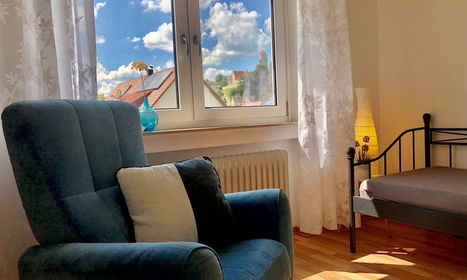 Huettlingen Apartment | charming guest apartment niederalfingen - 3 BR - bright sunny - 120 sqm