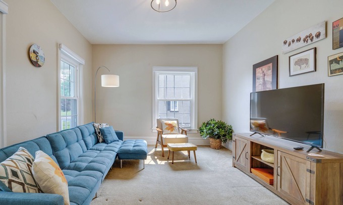 Lancaster House | Charming & Historic Buffalo Home w/Private Deck!