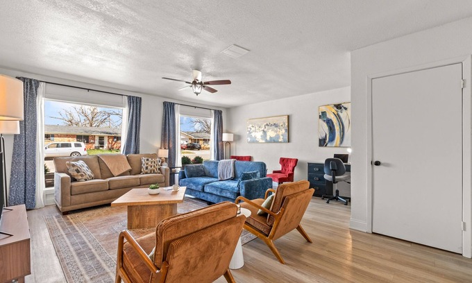 Abilene House | Charming Home to Unwind w/Firepit & Ample Space
