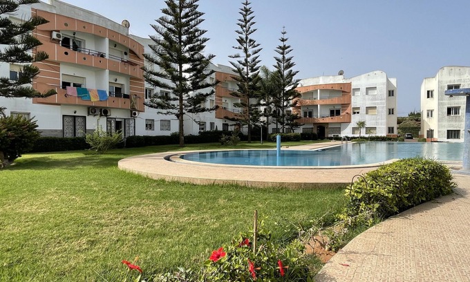 Pont Blondin Apartment | Charming seaside residence apartment with swimming pool, beach 400m Refurbished