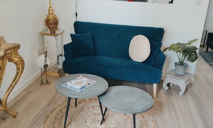 Vertou Apartment | Charming T2, on the banks of the Sèvre river