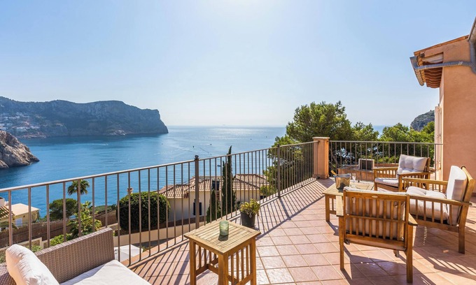 Port d'Andraitx Villa | Charming Villa “Villa Almeda” with Sea View, Pool, Wi-Fi, A/C, Terrace, & Garden