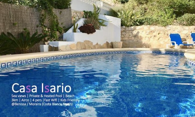 Fustera Villa | Charming Villa in Montemar with private pool and sea views