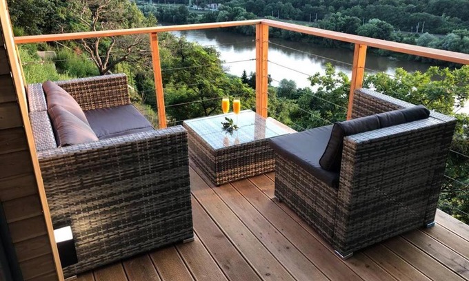 Zdiby Apartment | Chatka - C - Vyhlídka nad řekou