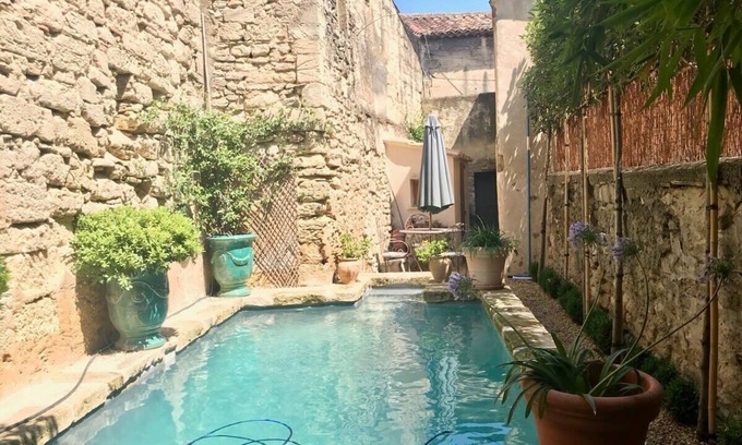Uzes House | Chez Vous à Uzès, Heated Pool, Garden, Steps to Place aux Herbes,