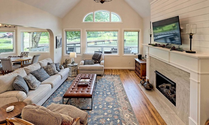 Sky Valley House | Chic Sky Valley Resort Home on Golf Course!
