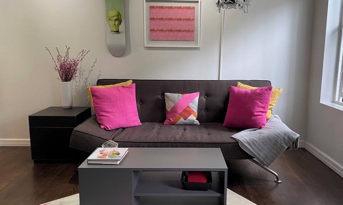 Ukrainian Village Apartment | Chic Studio Apt in the East Village with WiFi and AC, Close to Subway