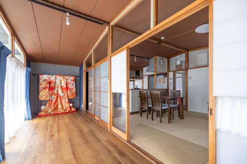 Kita Ward Apartment | Chitose-岡山倉敷駅アクセス良好-広々古民家-最大7人-無料駐車場-庭付きBBQ-