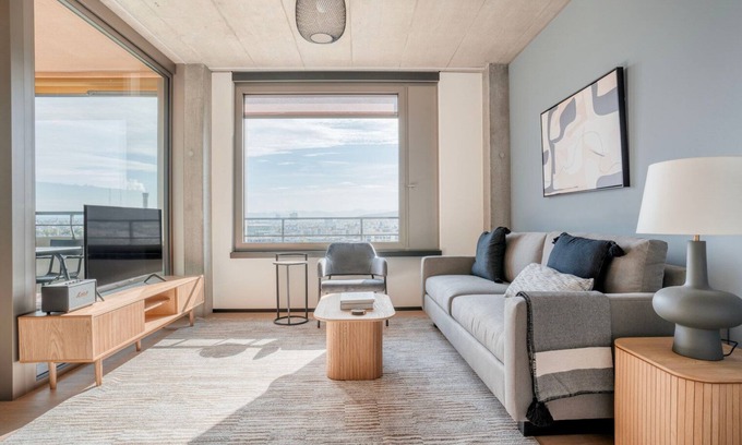 Seebach Apartment | Classic Oerlikon 1BR w/Storage & W/D, nr Market & Tram, by Blueground
