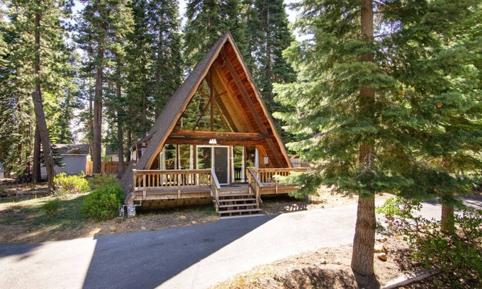 Comstock Acres Cabin | Classic, Pet-friendly A-Frame Styled Cabin with WiFi