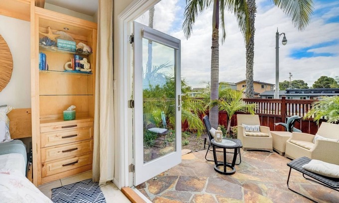 North Pacific Beach House | Close in and Quiet: Dual master bedrooms, A/C, yard, garage, bikes, bbq