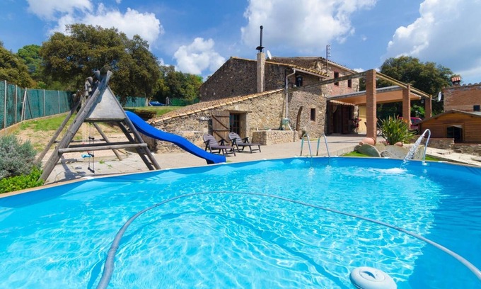 Macanet de la Selva Villa | Club Villamar - Experience a tranquil Spanish retreat at a serene villa with forest views, spacio.