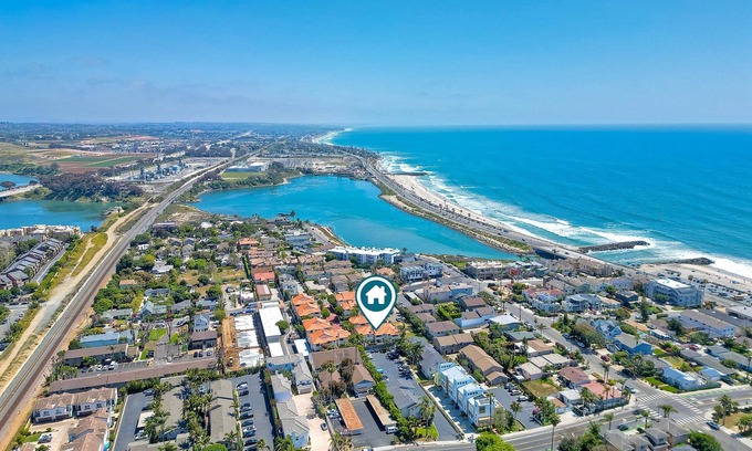 Carlsbad House | Coastal Bliss: Seashell Cove Retreat - Luxury Living Steps from Beach & Lagoon