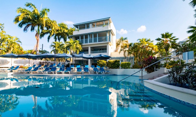 Hastings Hotel | Coastal Bliss! Spacious Suite w/Private Balcony & Pool View! Game Room, Pool!