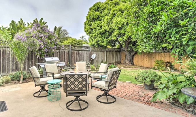Carlsbad Village House | Coastal Carlsbad Home: 1 Mi to Beach & Downtown
