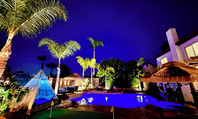 Ocean Hills House | Coastal Retreat - Pool, Spa, Putting Green, Fire pit, Game Room & Near Beach!