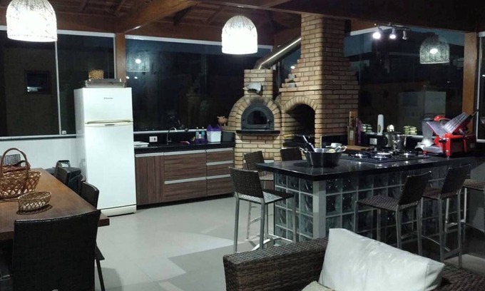 Jardim Belmar Apartment | Cobertura Enseada Guarujá! 2quadras Praia. Piscina, Forno Lenha e Churrasqueira!