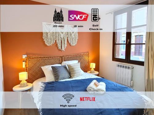Caudebec-les-Elbeuf Apartment | Colonial - Élégant deux-pièces à 20min de Rouen