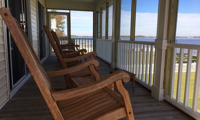Belhaven House | Come enjoy our Porch on the Pungo. Relax on the Pungo River!