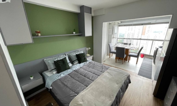 Brooklin Paulista Apartment | Comfortable Studio with parking space - AirBrooklin