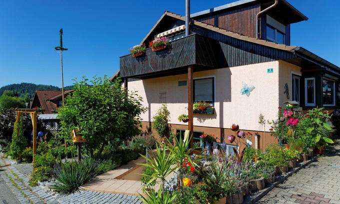 Frauenau Apartment | Comfortable holiday apartment with a very large balcony in the resort of Frauenau