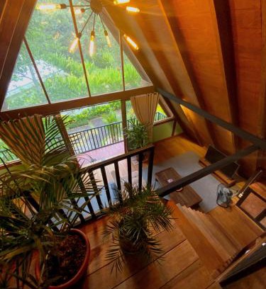 Kuta Ski Chalet | Comfortable Wood House second floor and attic