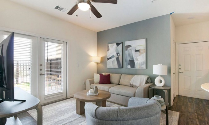 McNeil Apartment | Contemporary large 1BR, in unit Washer/Dryer, FREE parking with all amenities!