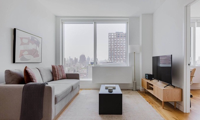 Lower East Side Apartment | Convenient LES 1BR w/Gym, Elev & W/D, close to Market, by Blueground