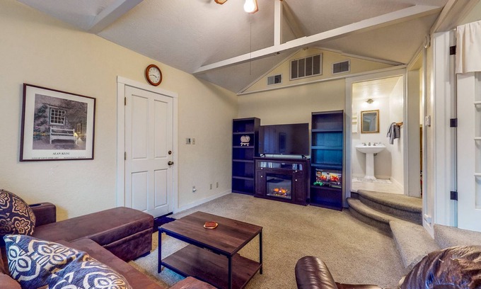 Lakeport Cottage | Corner Lot Carriage House with Storybook Yard