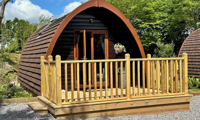 Cheriton Bishop Cabin | Cosy Pod by The Moor With Fishing