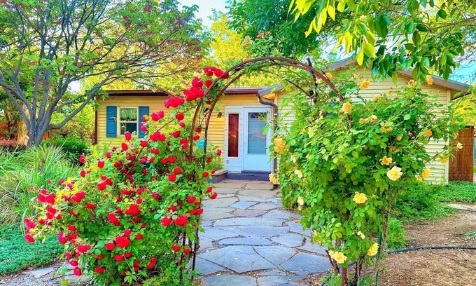 Moab Cottage | Cottage with prime location, WiFi, private hot tub & charming yard