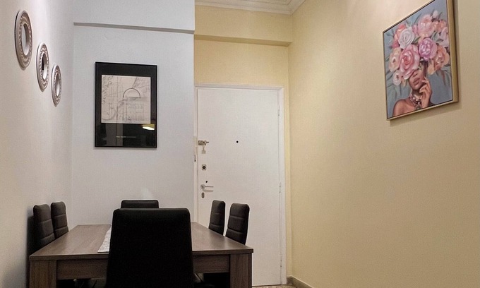 Vyronas Apartment | Cozy 1-bedroom apartment with WiFi, AC in charming Vironas for up to 4 guests.