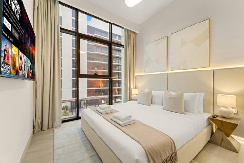 Nad Al Sheba Apartment | Cozy 1BR with Pool View & Balcony