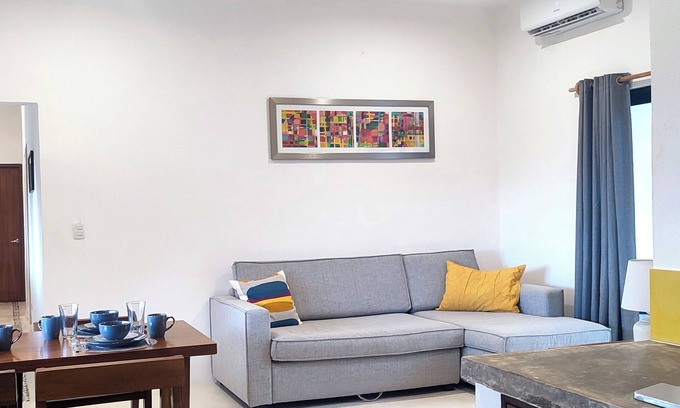 Isla Holbox Apartment | Cozy 2-bedroom apartment with WiFi, AC in charming Holbox