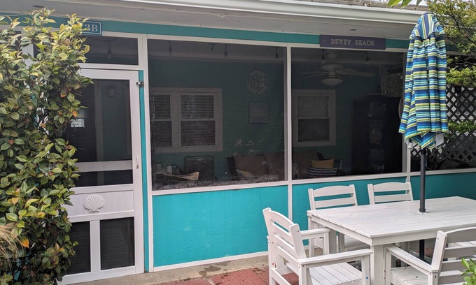 Rehoboth by the Sea Cottage | Cozy 2 BR Cottage steps from the Beach. Pet Friendly.
