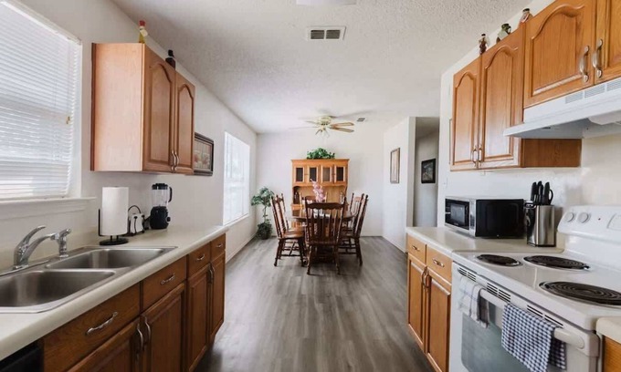 Oak Point House | Cozy 3BR Family Home with Large Yard, Sleeps 7
