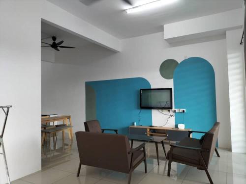 Kampung Keladi House | Cozy 4 bedrooms Double Storey Homestay, in front Kulim Central Mall
