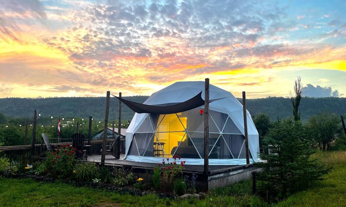 Port Wade Cottage | Cozy and luxurious Emerald Glamping Dome with panoramic views. Fully Accessible