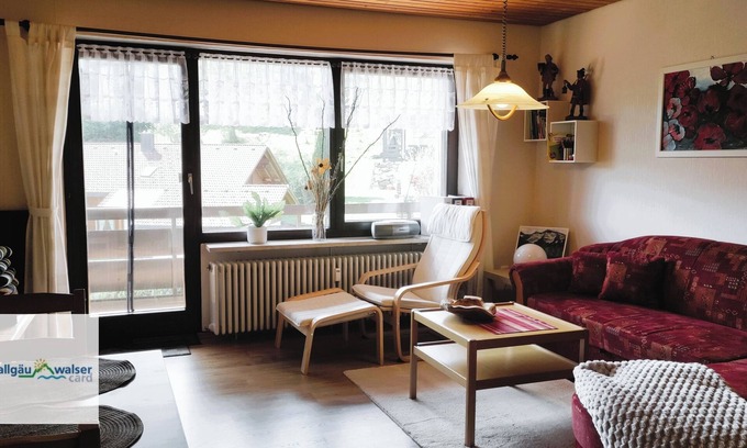 Steibis Apartment | Cozy apartment "Schwedenglück" in Oberstaufen/Steibis for families