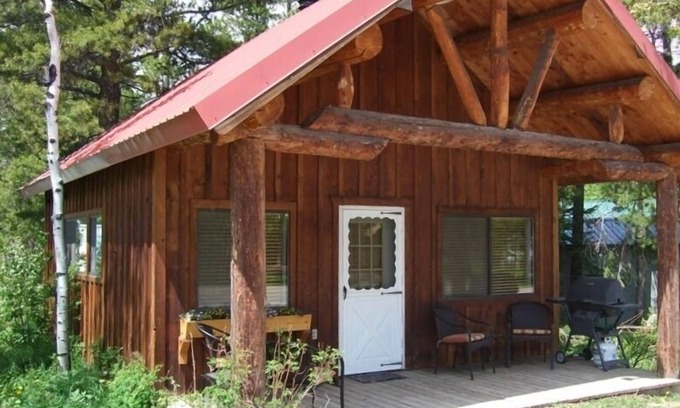 East Glacier Park Village Cabin | Cozy Cabin Minutes from Glacier's Two Medicine Valley