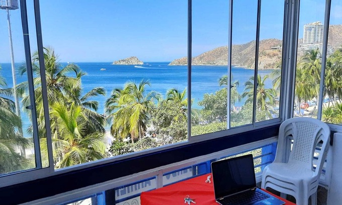 El Rodadero Apartment | Cozy, central, relaxing in front of the beach