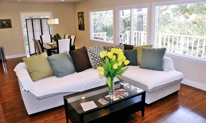 Del Monte Forest House | Cozy, Clean 3 BR/2 Bth Pebble Beach Home With Ocean View