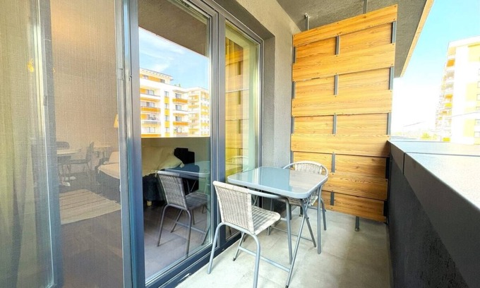 Tractorul Apartment | Cozy Corner Apartment: Baby Crib and High Chair